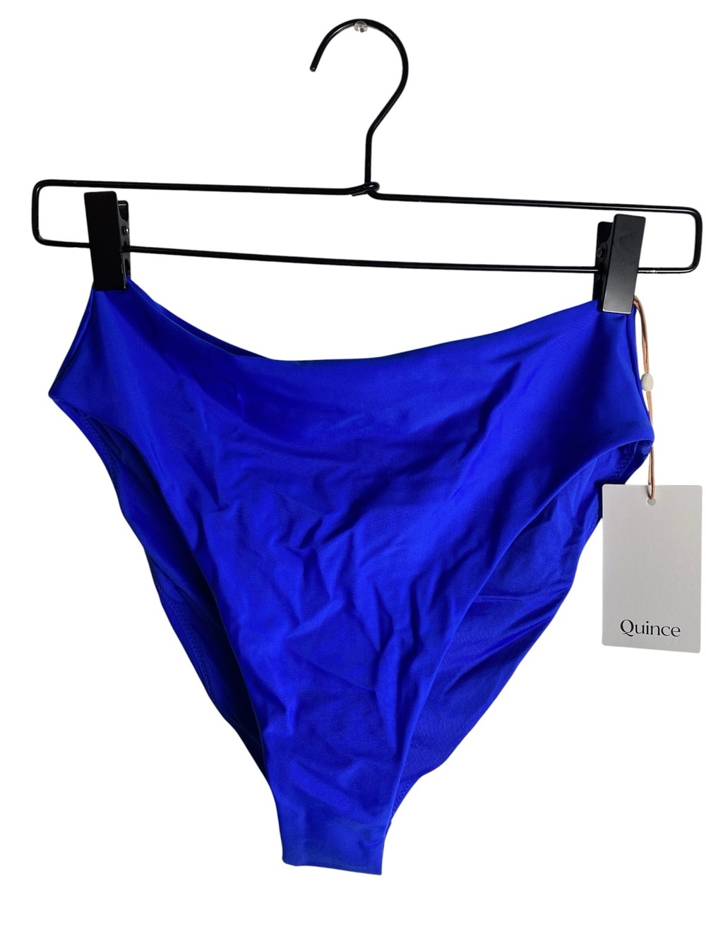 Quince Royal Blue High Waisted Bikini Bottoms